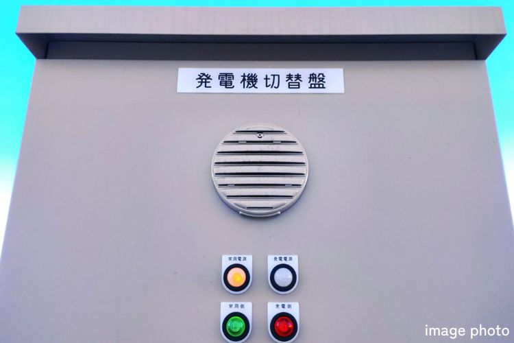 アイタワーの非常用発電機イメージ画像